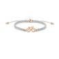 Preview: SAILBRACE Armband ROSÉ BIKE GREY BRAIDED