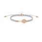 Preview: SAILBRACE Armband ROSÈ PADEL GREY BRAIDED