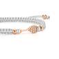 Preview: SAILBRACE Armband ROSÈ TENNIS GREY BRAIDED