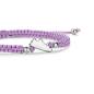 Preview: SAILBRACE Armband SILVER RUNNER LILA BRAIDED