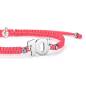 Preview: SAILBRACE Armband 10K NEON PINK BRAIDED
