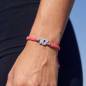 Preview: SAILBRACE Armband 10K NEON PINK BRAIDED