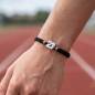 Preview: SAILBRACE Armband 21K BLACK BRAIDED