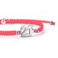 Preview: SAILBRACE Armband 21K NEON PINK BRAIDED