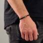 Preview: SAILBRACE Armband BLACK ANCHOR BRAIDED