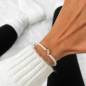 Preview: SAILBRACE Armband PEARL ROSE RUNNER