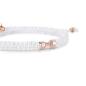 Preview: SAILBRACE Armband ROSÉ GYM WHITE BRAIDED