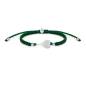 Preview: SAILBRACE Armband SILVER PADEL DARK GREEN BRAIDED