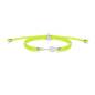 Preview: SAILBRACE Armband SILVER TENNIS NEON YELLOW BRAIDED