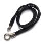 Preview: SchauTime SEIDENKETTE Black Sterling 88 cm