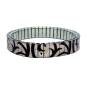 Preview: urband LONDON Edelstahlzugarmband HIPPIE Rosé Schwarz Metallic - 10 mm