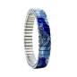 Preview: urband LONDON Edelstahlzugarmband WAVES Blau - 10 mm