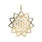 Preview: iXXXi Anhänger MANDALA gold Ø 2,5 cm