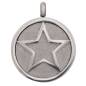 Preview: iXXXi Anhänger GLAMOUR STAR silber Ø 2,5 cm