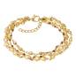 Preview: iXXXi Armband BOTSWANA brown Beads gold
