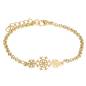 Preview: iXXXi Armband SNOWFLAKE gold