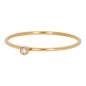 Preview: iXXXi Füllring ZIRKONIA 1 KRISTALL WEIß gold - 1 mm