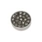Preview: iXXXi Aufsatz TOP PART STONES black Diamond Ø 6 mm silber