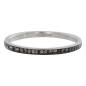 Preview: iXXXi Füllring ZIRKONIA KRISTALL silber schwarz - 2 mm