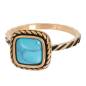 Preview: iXXXi Füllring SUMMER TURQUOISE gold - 2 mm