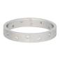 Preview: iXXXi Füllring 14 ZIRKONIAS RING silber matt - 4 mm