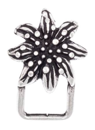LUCA KAYZ Armbandschließe EDELWEISS silber