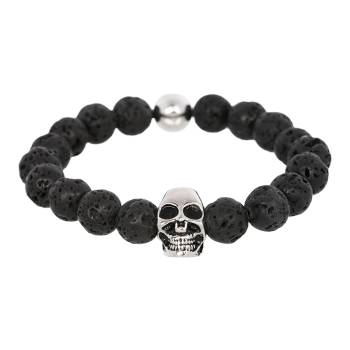 iXXXi Armband LAVASTEIN TOTENKOPF silber