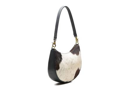 Preview: CHABO Handtasche CRAZY COW black white