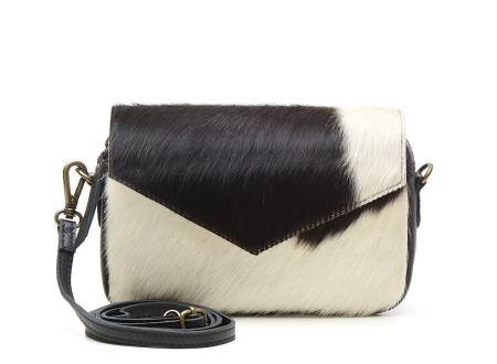 CHABO Handtasche RIO ROMY HAIR ON black white