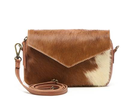 CHABO Handtasche RIO ROMY HAIR ON brown white