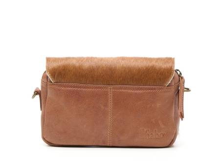 CHABO Handtasche RIO ROMY HAIR ON brown white