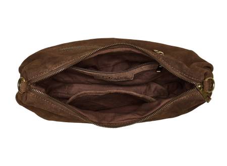 Preview: CHABO Handtasche SUEDE BOBBY BANANA cacao