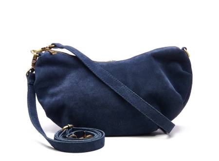 CHABO Handtasche SUEDE BOBBY BANANA navy blue