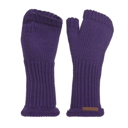KNIT FACTORY Handstulpen CLEO purple