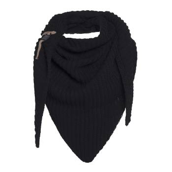 KNIT FACTORY Dreiecksschal DEMY schwarz