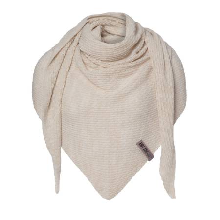 KNIT FACTORY Dreieckschal GINA beige