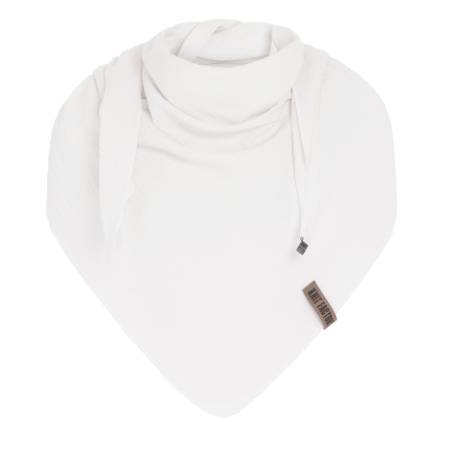 KNIT FACTORY Dreieckschal LIV Woolwhite