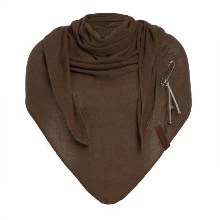 KNIT FACTORY Dreieckschal LOLA nuss