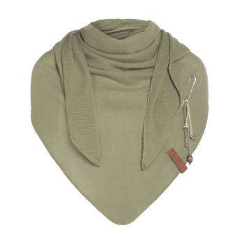 KNIT FACTORY Dreieckschal LOLA olive