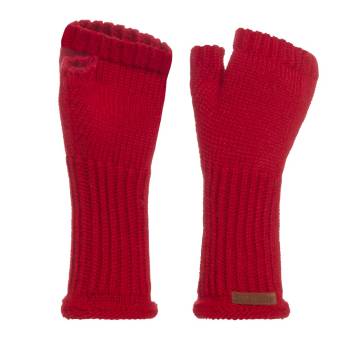 KNIT FACTORY Handstulpen CLEO bright red
