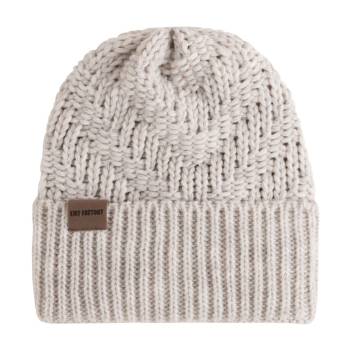 KNIT FACTORY Mütze SALLY beige