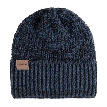 KNIT FACTORY Mütze SALLY jeans navy