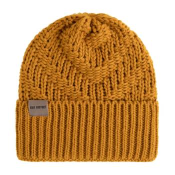 KNIT FACTORY Mütze SALLY ocker