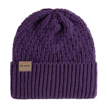 KNIT FACTORY Mütze SALLY purple