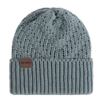 KNIT FACTORY Mütze SALLY stone green