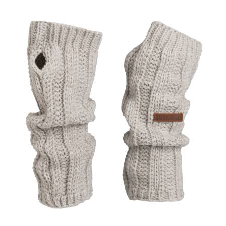 KNIT FACTORY Handstulpen NICA iced clay