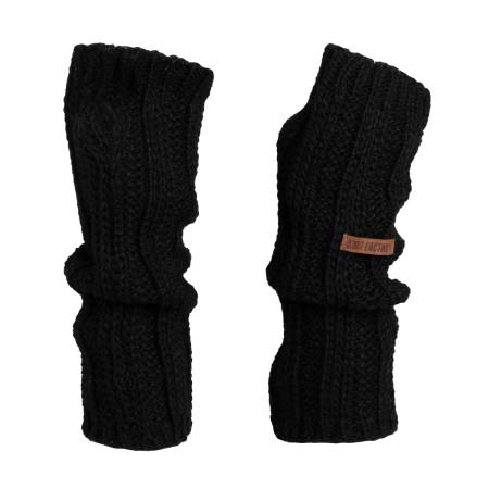 KNIT FACTORY Handstulpen NICA schwarz