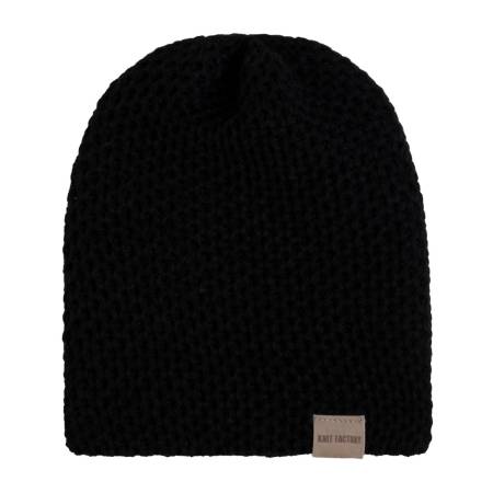 KNIT FACTORY Beanie ENYA schwarz