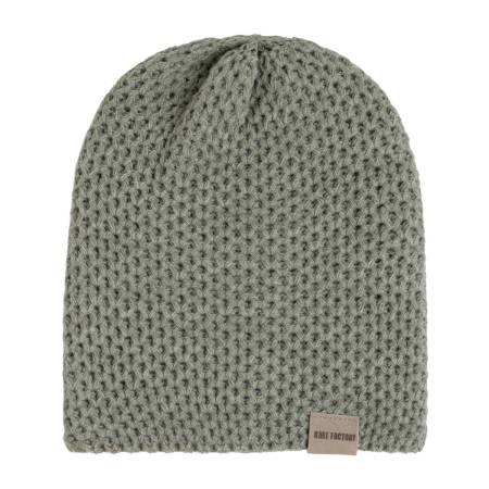 KNIT FACTORY Beanie ENYA urban green