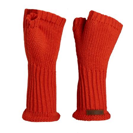 KNIT FACTORY Handstulpen CLEO grenadine red